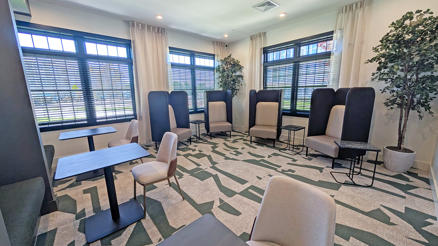 Trailside Village Work Pod Room