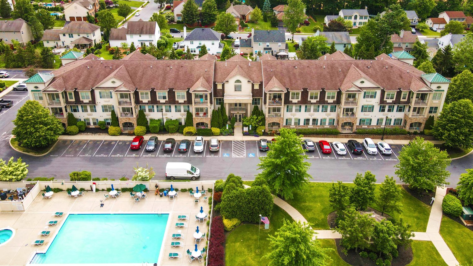 Horizons at the Village at Whitehall Exterior Aerial 2