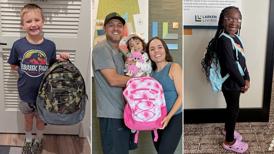 Larken Associates Donates School Supplies to 36 Residents Across Larken Living Portfolio