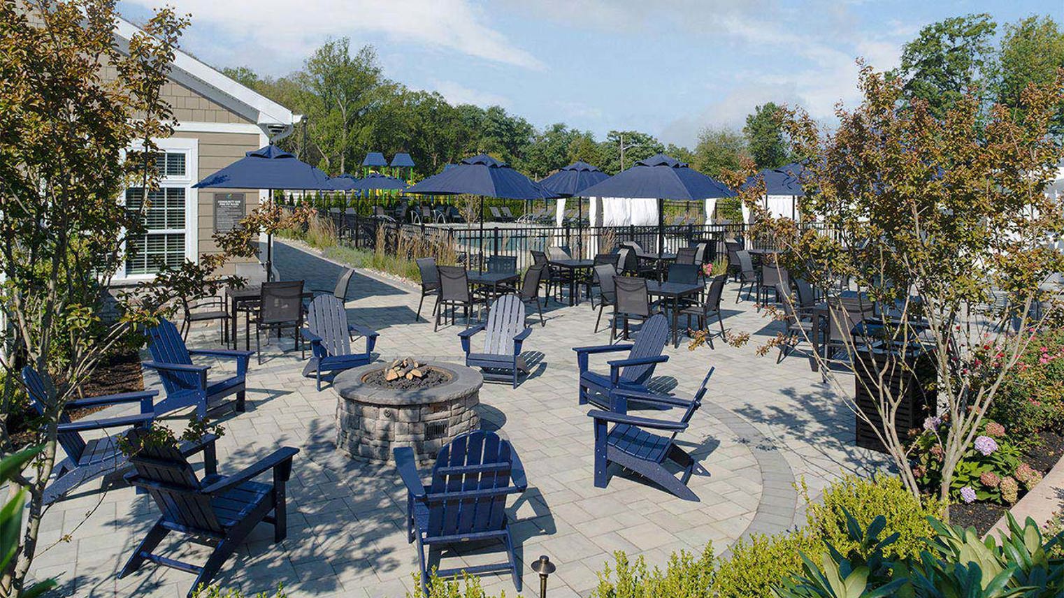 Trailside Village Gated Pool Area with Fire Pit