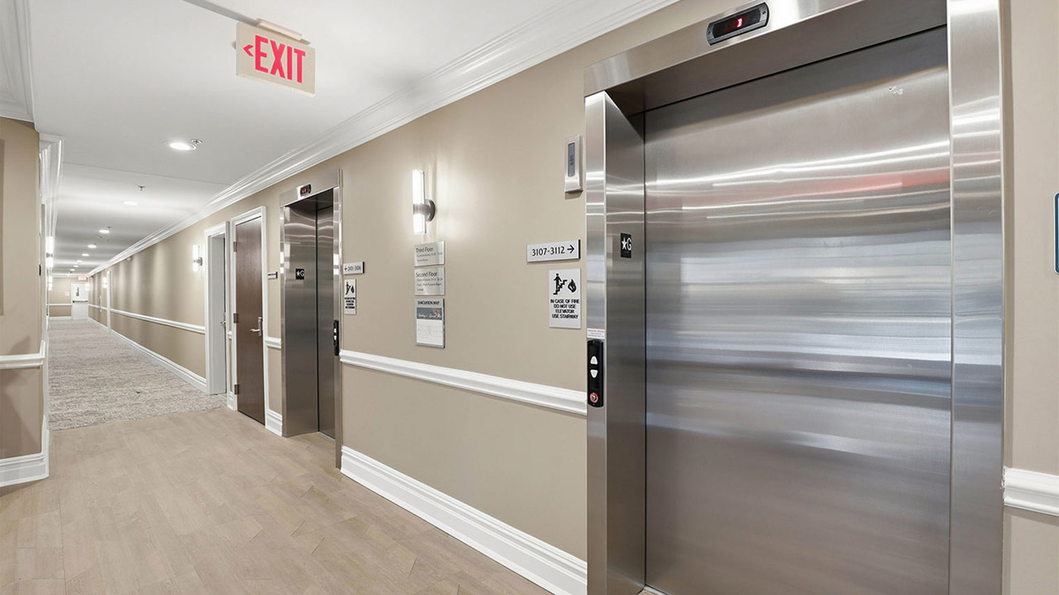 Horizons at the Village at Whitehall Building Elevators