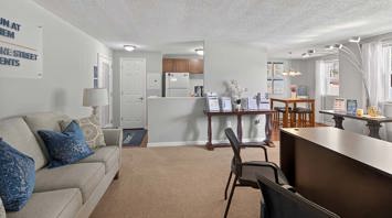 River Run Apartments River Run Model Living Room 2