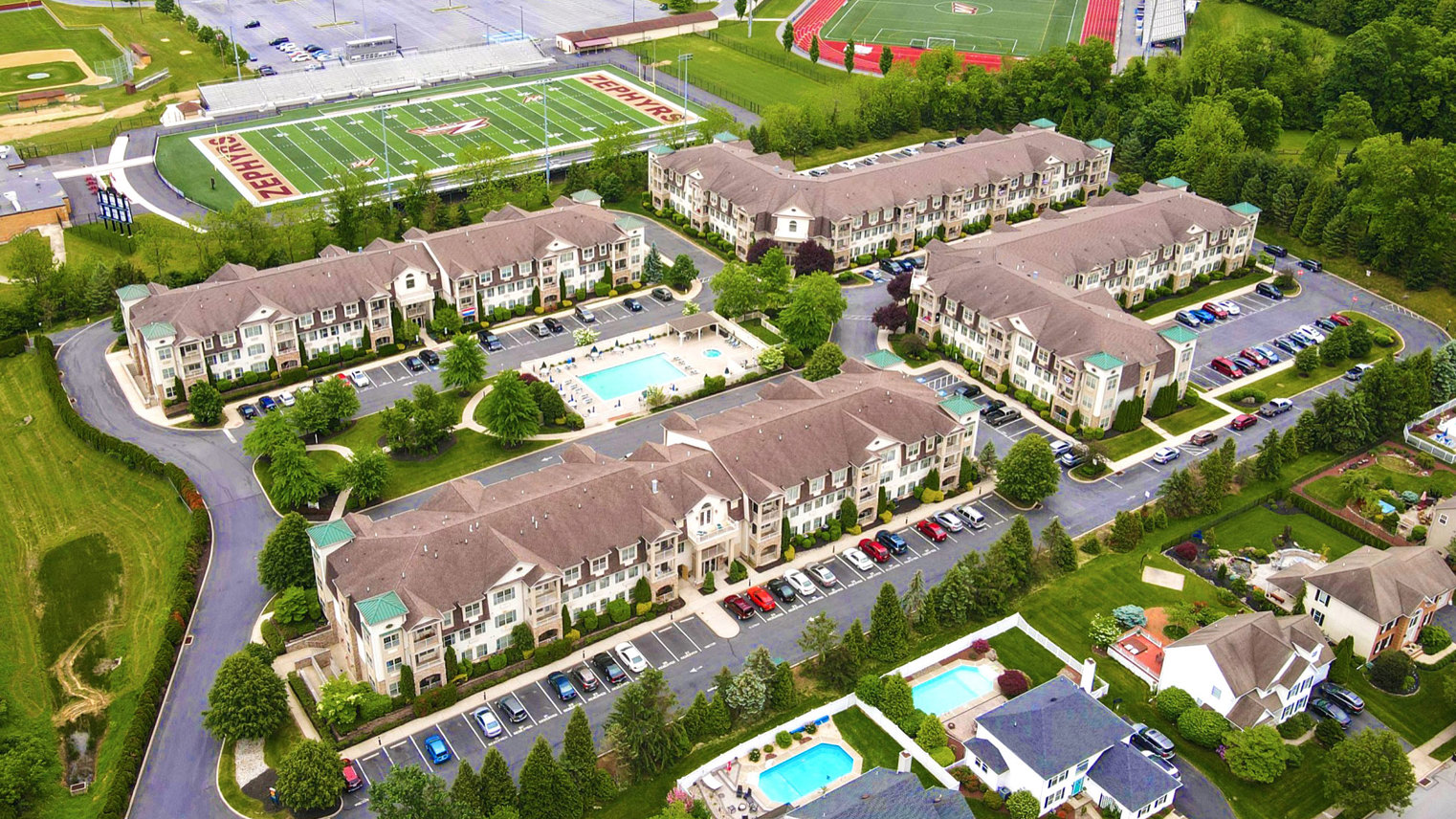 Horizons at the Village at Whitehall Exterior Aerial