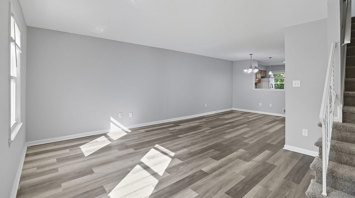 River Walk Townhomes 3 Bedroom Premier Living Room 2