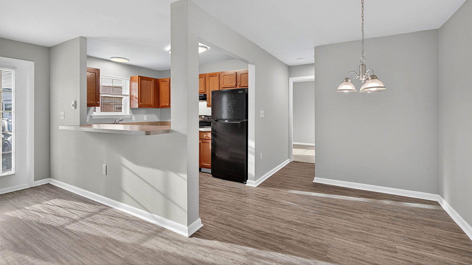 The Reserve at Copper Chase 1 Bedroom Apartment Kitchen And Dining Room 1