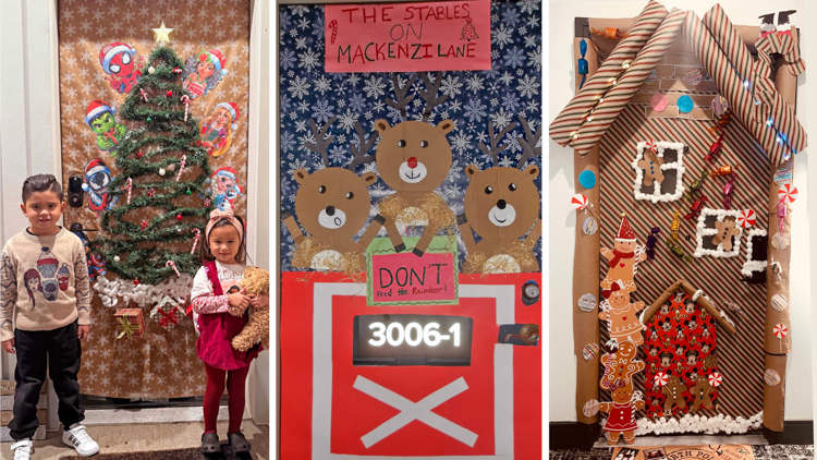 Larken Associates Announces Winners of 2025 Larken Living Holiday Door Decorating Contest