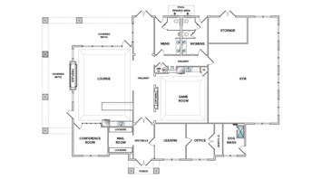 The Reserve at Crosswicks Clubhouse Floor Plan
