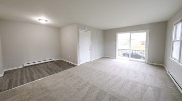 Geraldine Street Apartments Living and Dining Area