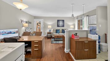 Waters Edge Apartments Model Dining Room And Living Room