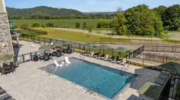 Monte View at Pohatcong Outdoor Heated Pool with Tanning Ledge