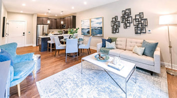 Horizons at Autumn Ridge Model Kitchen Dining Living
