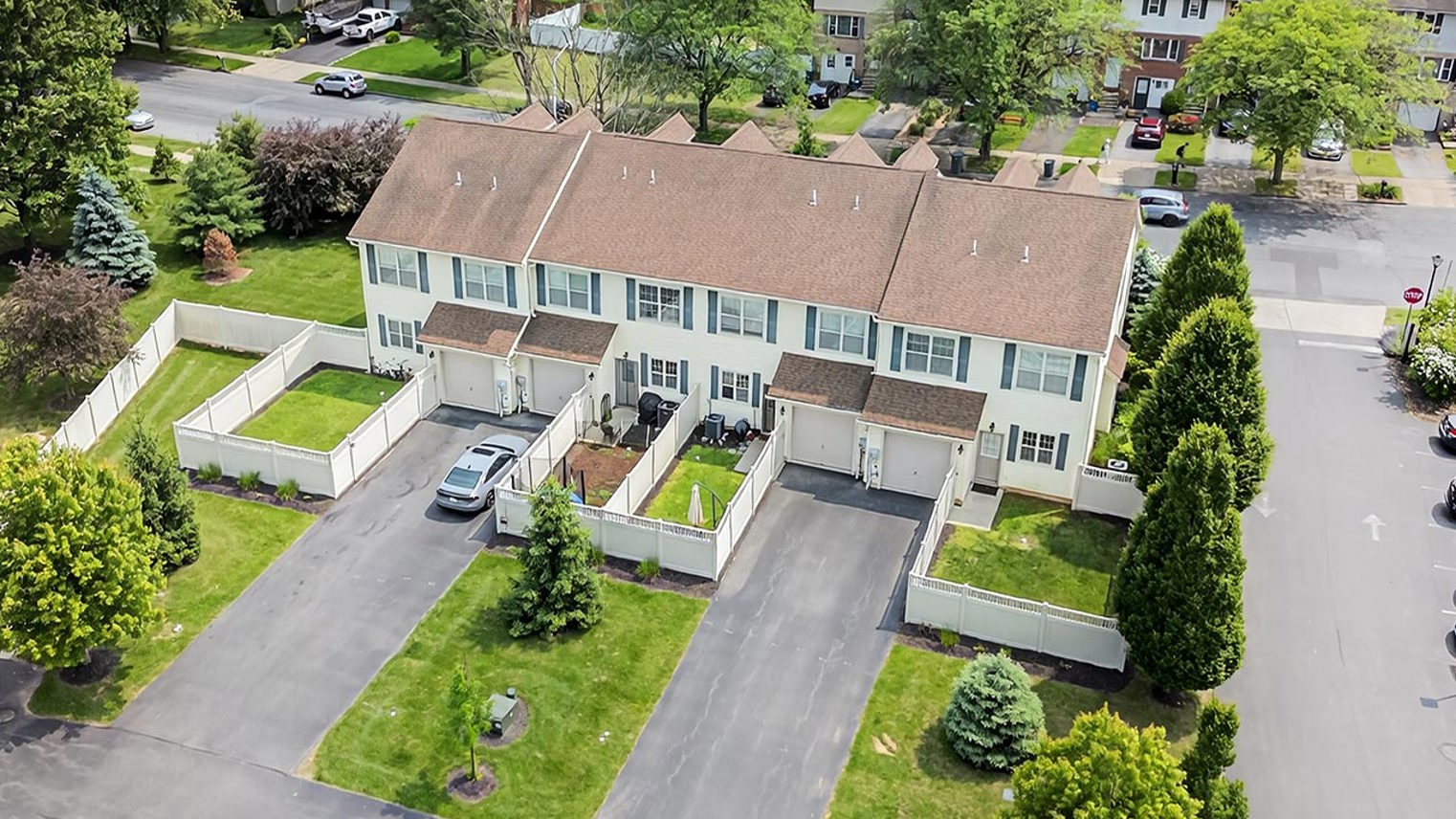 East Hills Townhomes East Hills Aerial Rear 2