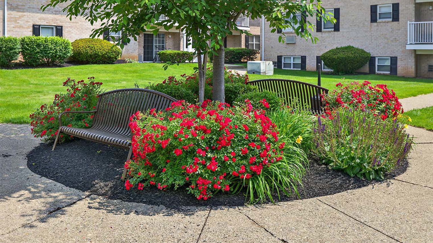 West End Village Apartments West End Village Benches And Landscaping 1